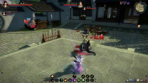 Combats et déplacements d'Age of Wulin