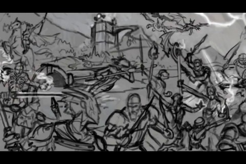 La conception du visuel des 10 ans de Dark Age of Camelot