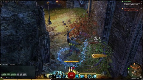 Evènement Dynamique : Défense d'un pont Charr par un Gardien Norn