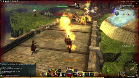 Présentation de l'Ingénieur en WvW lors d'une prise de fort