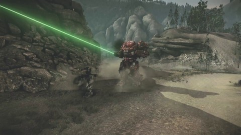 Teaser de gameplay de MechWarrior Online