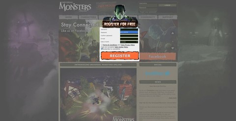Premier tutorial du MOBA Universal Monsters Online