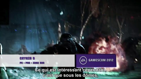 Journal de développement : Crysis 3 à la gamescom 2012 (VOST)