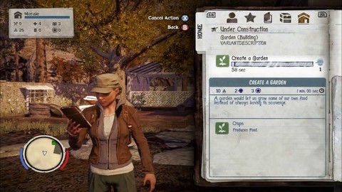 Construction de base de State of Decay