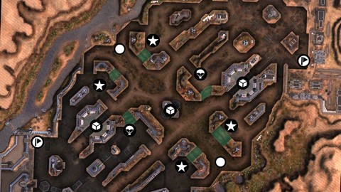 Carte : aperçu du "Marteau et l'Enclume" d'End of Nations