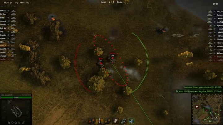 Artillerie de tiers 2 et 3