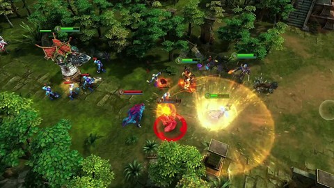 Bande-annonce de lancement de Heroes of Order and Chaos