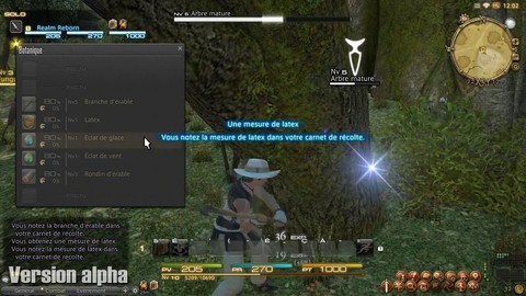Récolte et artisanat dans Final Fantasy XIV : A Realm Reborn (alpha)