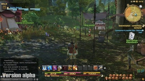 Mandats de guilde et combats en équipe dans Final Fantasy XIV : A Realm Reborn (alpha)