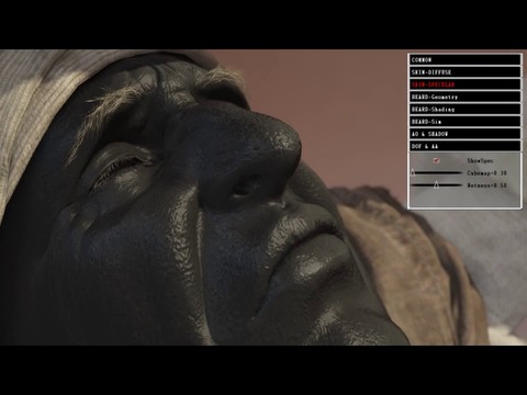 Moteur Luminous : traitement de la moustache des avatars