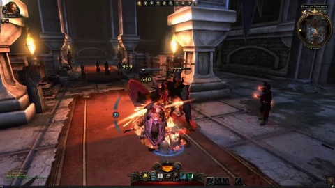 Illustration du gameplay du Guerrier défensif de Neverwinter