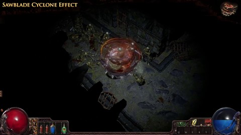 Effet cosmétique de Path of Exile : Sawblade Cyclone