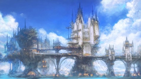 Bande musicale de la bêta de Final Fantasy XIV Online (Limsa Lominsa)