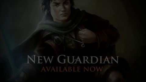 Zoom sur Frodo Baggins, héros du MOBA Gardiens de la Terre du Milieu