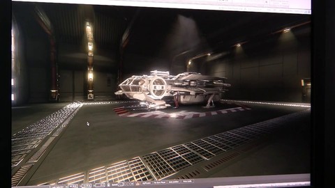 Premier aperçu du module hangar de Star Citizen