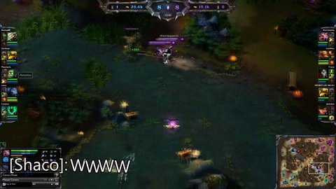 L'équipe violette rencontre quelques "difficultés" pour obtenir le buff bleu