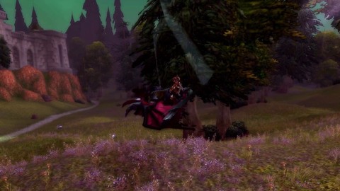 Monture : aperçu de "l'Aile-de-sang cuirassé" de World of Warcraft