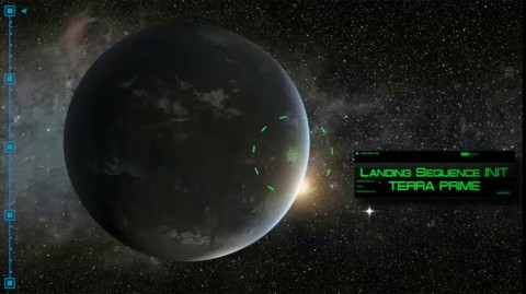 Pré-visualisation de la planète Terra de Star Citizen