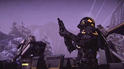 Aperçu de la "Nexus Battle Island" de PlanetSide 2
