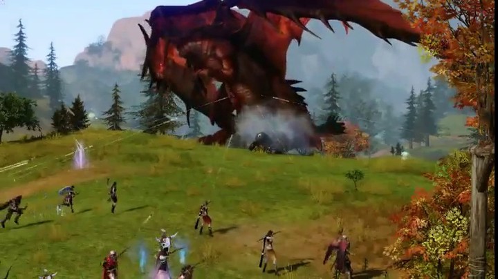 Raid contre le "Dragon Rouge" d'ArcheAge