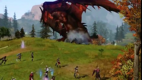 Raid contre le "Dragon Rouge" d'ArcheAge