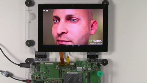 Démonstration technique sur tablette avec le Projet Logan de Nvidia