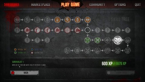 Guide WarZ - 02 - Explications sur les arbres des talents