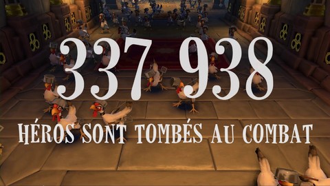 Les portes ouvertes "Lâchez les poulets" de Mighty Quest for Epic Loot