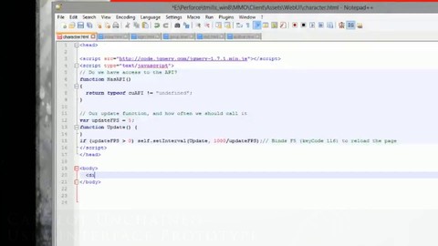 L'interface flexible de Camelot Unchained