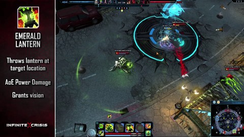 Champions du MOBA Infinite Crisis : Arcane Green Lantern