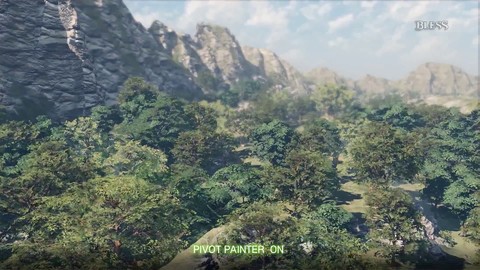 Aperçu de l'animation de la végétation de Bless