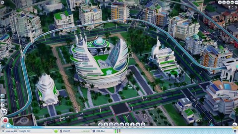 Aperçu des Villes de Demain de Sim City