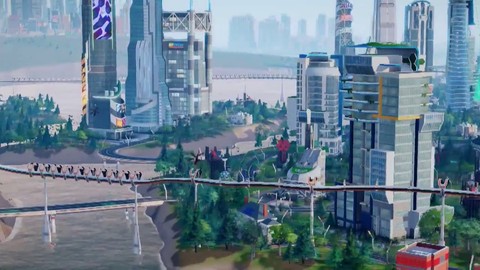 Bande-annonce de l'extension "les Villes de Demain" de Sim City