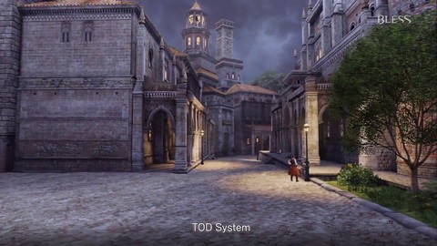 Aperçu de l'alternance jour / nuit de Bless