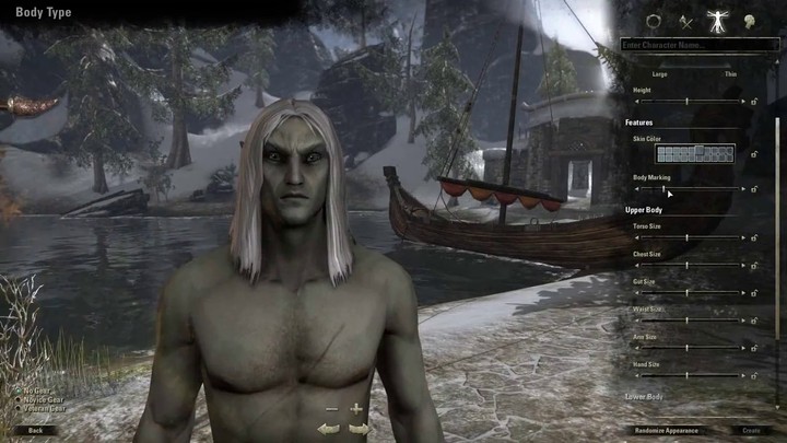 Aperçu de la création de personnage sur The Elder Scrolls Online (VOSTFR)