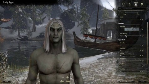 Aperçu de la création de personnage sur The Elder Scrolls Online (VOSTFR)