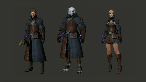 Aperçu des armures et tenues de Bless