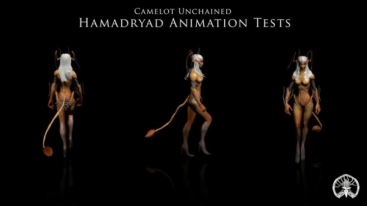 Animation 3D du modèle Hamadryade