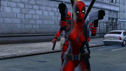 Présentation de "Lady Deadpool" de Marvel Heroes