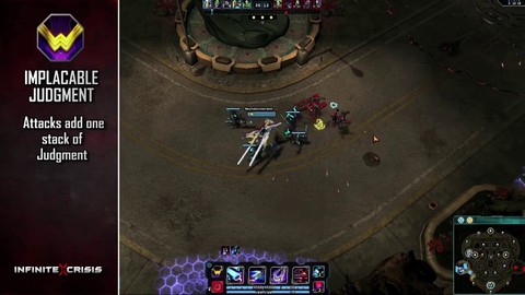 Champions du MOBA Infinite Crisis : Mecha Wonder Woman