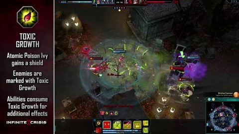Champions du MOBA Infinite Crisis : Atomic Poison Ivy