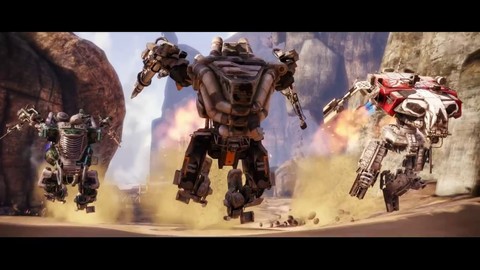 Bande-annonce de lancement d'Hawken sur Steam