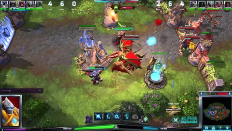 Alpha : le gameplay brut de Heroes of the Storm