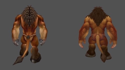Aperçu du nouveau modèle de Tauren de WOW: Warlords of Draenor