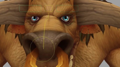 Aperçu des animations faciales du Tauren de WOW: Warlods of Draenor