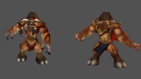 Aperçu des animations d'incantation des Tauren de WOW: Warlords of Draenor