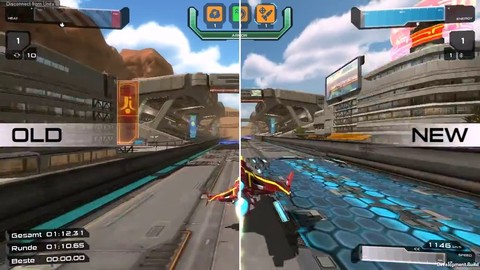 Effet de vitesse : aperçu de l'évolution graphique de Quantum Rush