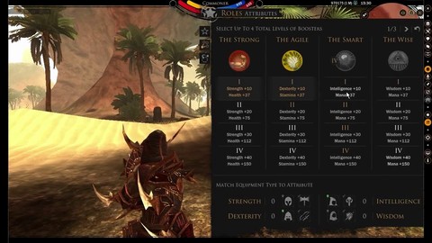 Présentation de la construction des personnages sur DarkFall : Unholy Wars