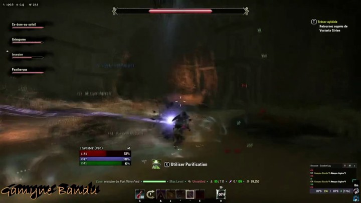 Exploration du donjon "La Champignonnière" (Vétéran) d'Elder Scrolls Online