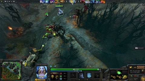 Gameplay - Partie de débutant en support sur Dota 2